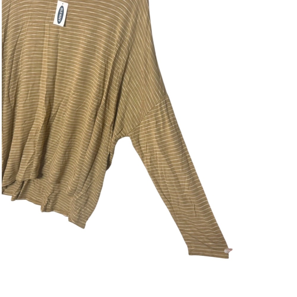 NWT Old Navy Luxe Striped Tunic T-Shirt curved tunic-length hem Size XL - Picture 2 of 7